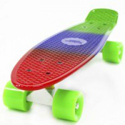 Скейтборд Hubster Cruiser дека 22 multi-color